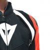 Dainese AVRO 4 2PCS kombinéza černá/fluo-červená/bílá vel.48